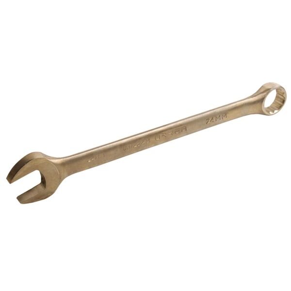 Llave combinada de bronce-aluminio antichispa metrica, 12 puntas, 24 mm Urrea