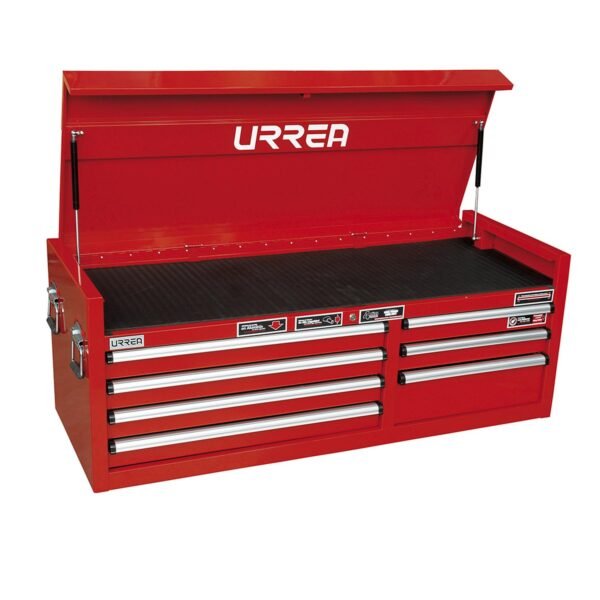 68799390 Gabinete superior 7 gavetas color rojo serie M 56" Urrea