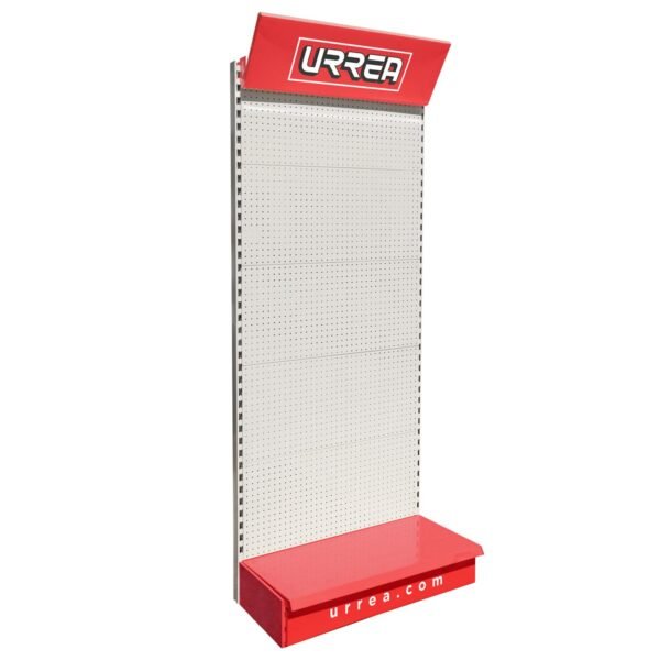 Gondola perimetral panel metalico 220 x 93 x 47 cm Urrea
