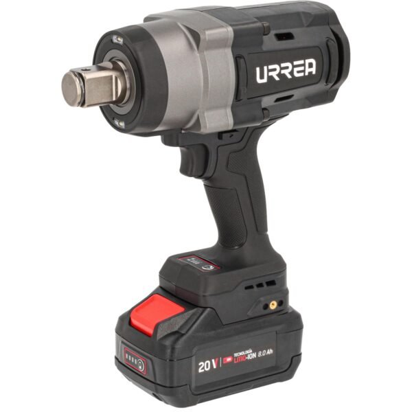 Pistola de impacto 1" a bateria Litio-ion 20 V 1900 Nm Urrea