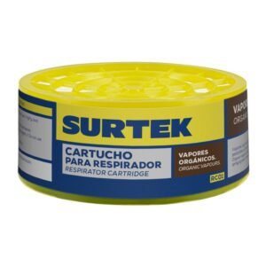 Cartucho para respirador con proteccion para vapores organicos Surtek