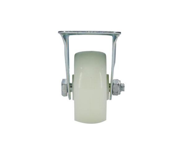 Rodaja de polipropileno blanca fija 2-1/2" Surtek