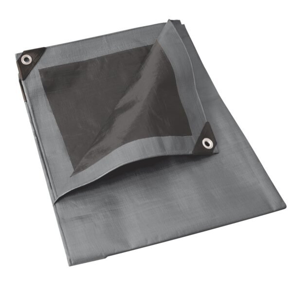68800508 Lona de polietileno reforzada color gris, 7 x 10 m Surtek