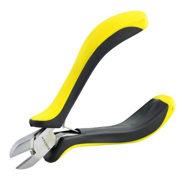 Mini pinza para electronica con mango bimaterial de 4-5/16" corte diagonal Surtek