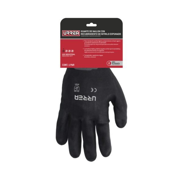 Guantes de nailon con recubrimiento de nitrilo espumoso G Urrea