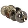 Combo de pomo tubulares de bola funcion doble, laton antiguo, llave estandar, blister Lock