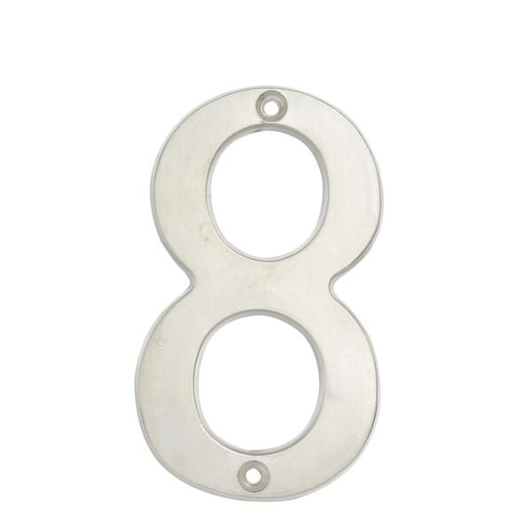 Numero 8 slim 4" niquel satinado Lock