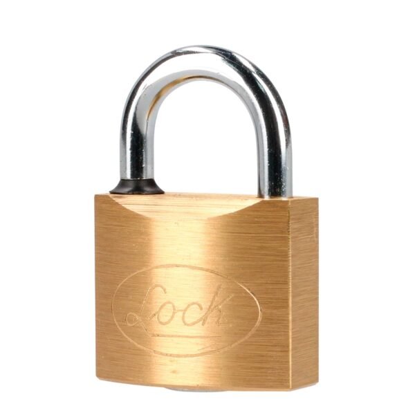 Candado de laton corto 40 mm, llave bancaria Lock