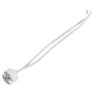 Portalampara para MR base BIPIN 2 cm, color blanco Surtek