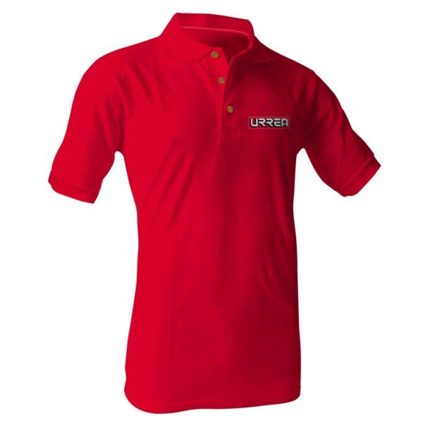 Playera tipo polo para caballero color rojo talla CH Urrea