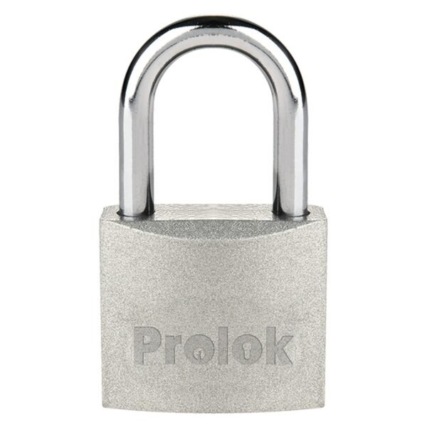 Candado de acero largo 38 mm, llave estandar, en caja Prolok