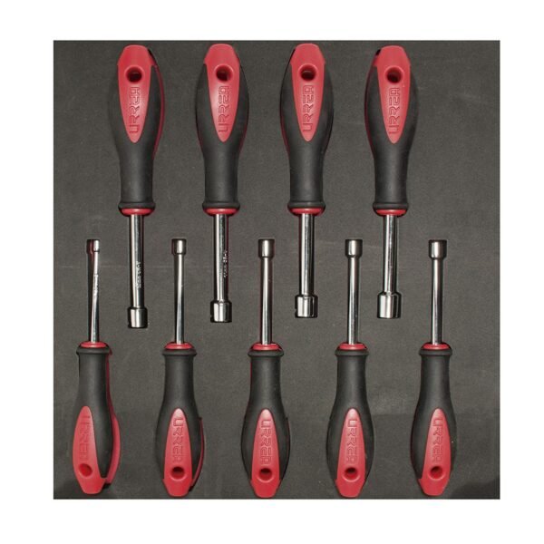 Juego de destornilladores con mango bimaterial de caja metricos 9 piezas, CH210-C Urrea