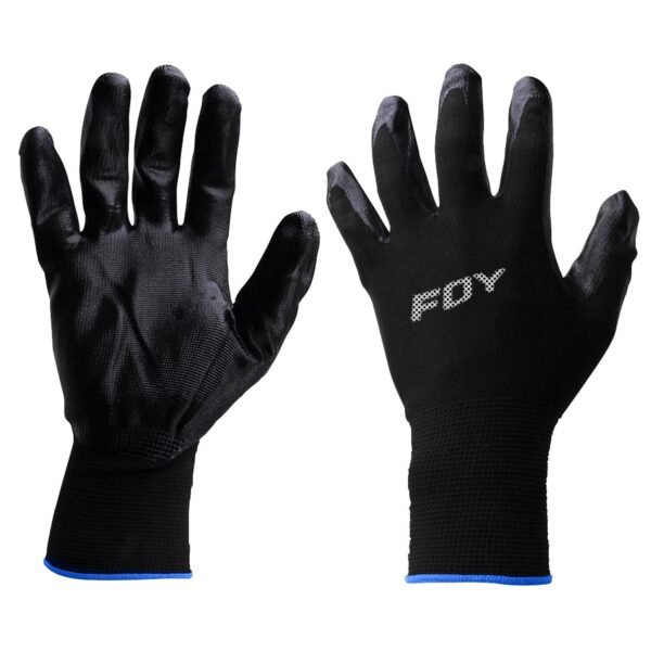 Guantes de nailon con recubrimiento de nitrilo M Foy