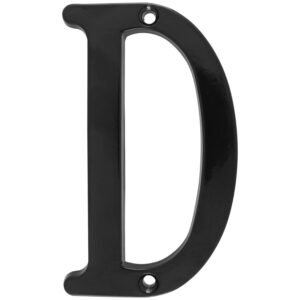 Letra A slim 4" negro Lock