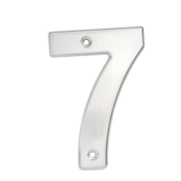 Numero 7 bold 4" niquel satinado Lock