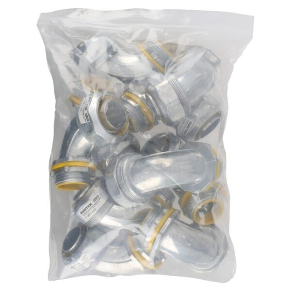 Conector curvo para tubo liquid tight 1" Surtek