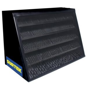 Exhibidor con brocas de acero de alta velocidad, 701 piezas Surtek