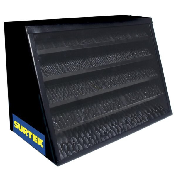 68800947 Exhibidor con brocas de acero de alta velocidad, 701 piezas Surtek