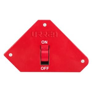 Esquina magnetica para soldar multiangular con switch 4-21/32", 55 lb Urrea