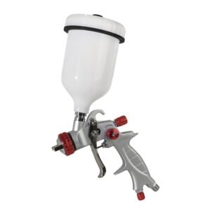 Pistola para pintar con alimentacion de gravedad, capacidad 600 ml, 36 PSI Urrea