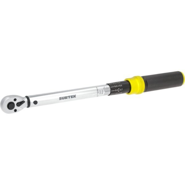 Torquimetro de truneo una escala dual cuadro de 3/8", 20-120 Nm (15-88.5 ft-lb) Surtek
