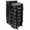 Juego de cajas portaherramientas plasticas con broches plasticos 19" x 10", 15 piezas Surtek
