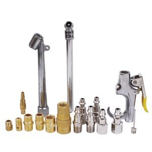 Juego de accesorios neumaticos, 17 piezas Surtek