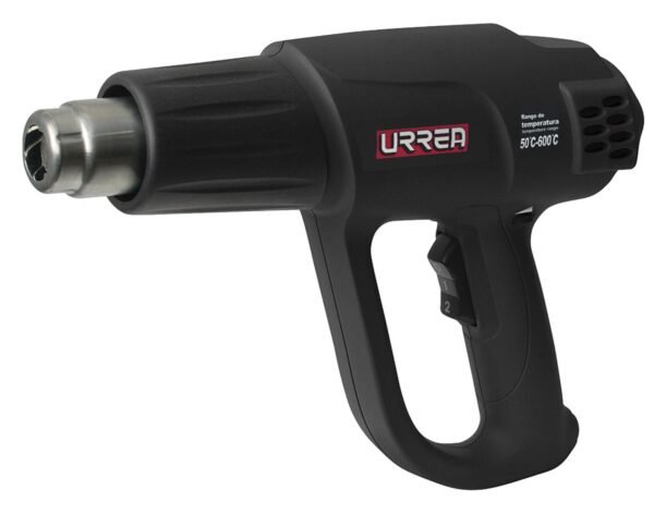68809687 Pistola de calor 50°C a 600°C 1800 W 127 V con sensor contra sobrecalentamiento Urrea