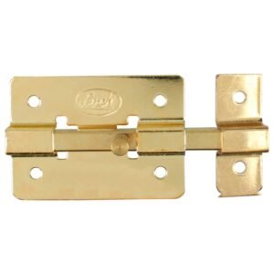 Pasador de sobreponer de barra laton brillante 5 cm Lock