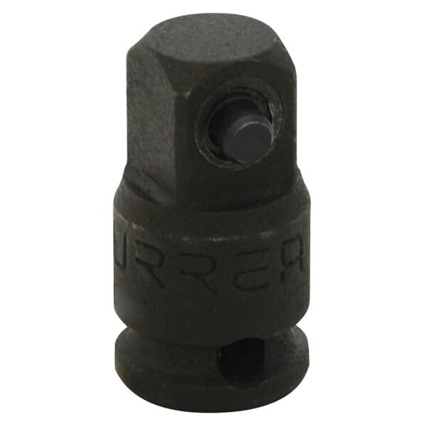 Adaptador con perno para dado de impacto cuadro de 1/4" hembra a 3/8" macho Urrea