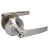 Manija tubular recta funcion entrada y recamara, niquel satinado, llave estandar, blister Lock