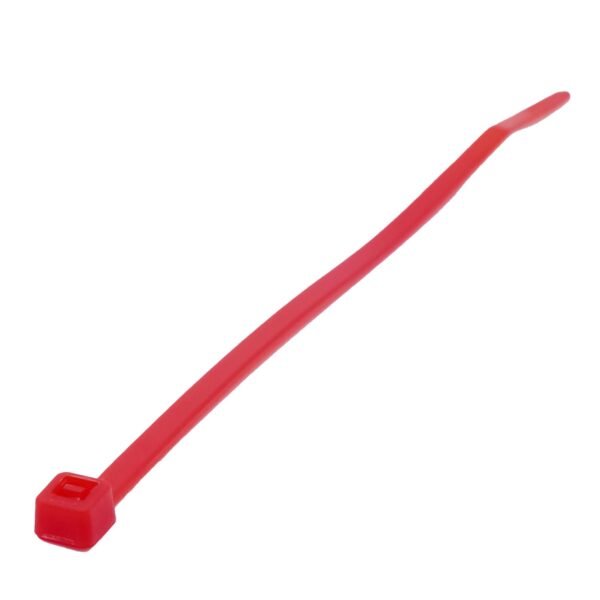Cinchos plasticos 150 x 3.6 mm, tension 18 kg de 50 piezas, color rojo Surtek