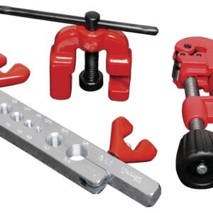 Juego de avellanador, cortatubos y prensa ajustable de 3/16" a 5/8", 3 piezas Urrea