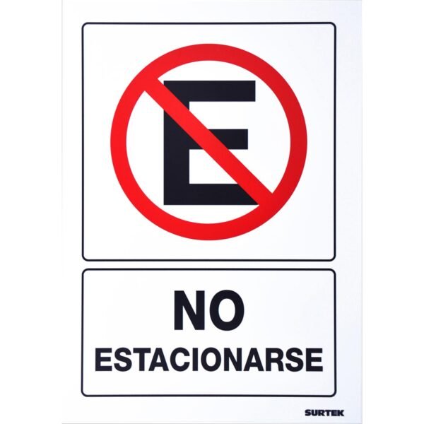 68803990 Señal "No estacionarse" Surtek