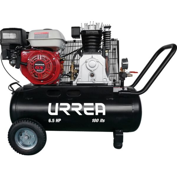 Compresor de aire electrico a gasolina 100L, 6.5HP Urrea