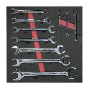 68811554 Juego de llaves españolas en pulgadas 10 piezas, CH215-C Urrea