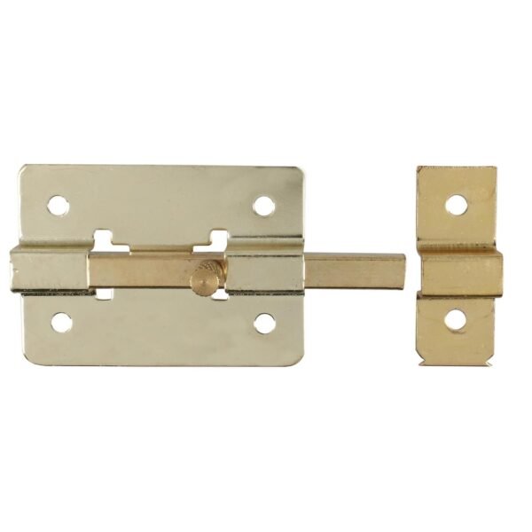 68812157 Pasador de sobreponer de barra laton brillante 8 cm Lock
