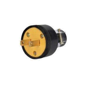 68807368 Clavija reforzada polarizada, color amarillo Surtek