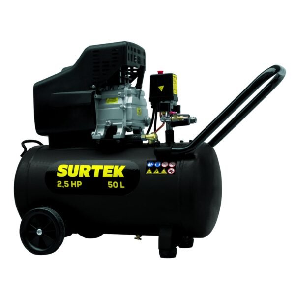 68805044 Compresor de aire electrico lubricado 50L, 2.5HP, 127V Surtek