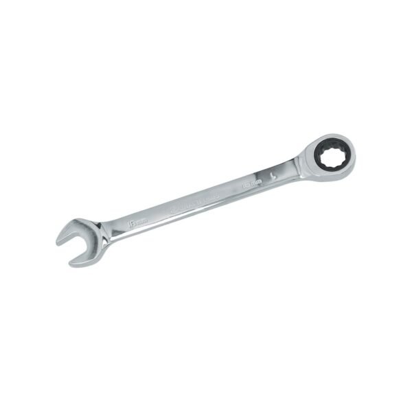 Llave combinada pulido espejo de matraca metrica, 12 puntas, 16mm Surtek