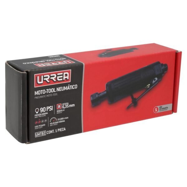 Moto-tool neumatico recto 1/4" 22,000RPM Urrea