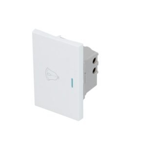 Interruptor para timbre 1/1, linea Premium, color blanco Surtek