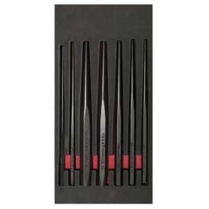 68799886 Juego de punzones guia botador largo 7 piezas, CH124-C Urrea