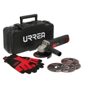 68811836 Juego de mini esmeriladora con accesorios 7 piezas, con caja plastica Urrea