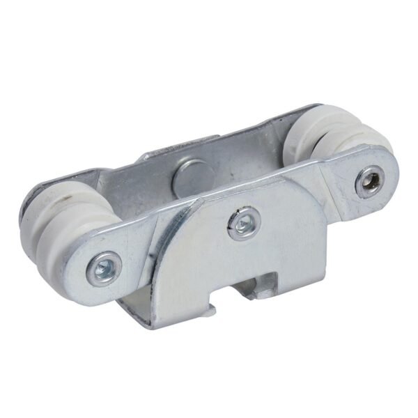 Juego de carretillas riel TT 4 baleros para closet, galvanizada Lock