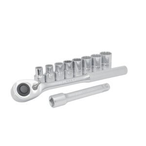 68807141 Juego de dados y accesorios cuadro de 1/2" en pulgadas, 10 piezas Urrea