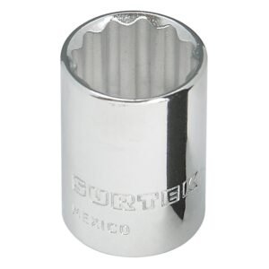 Dado cuadro de 3/8", 12 puntas, en pulgadas, 3/4" Surtek