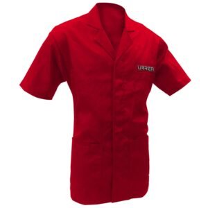 Bata color rojo talla XL Urrea