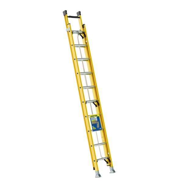 Escalera de extension tipo II de fibra de vidrio con 20 peldaños Surtek