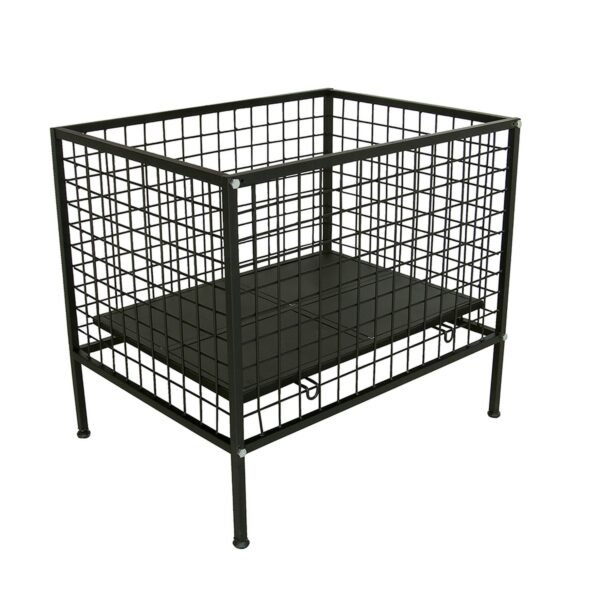 68799900 Botadero metalico negro 80 x 70 x 60 cm Surtek